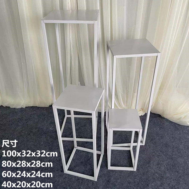 white floral rack set(4pcs)