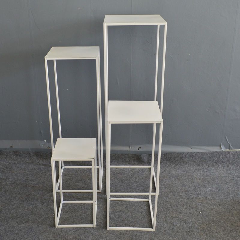 white floral rack set(4pcs)