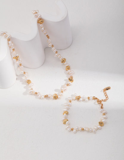 Natural pearl bracelet