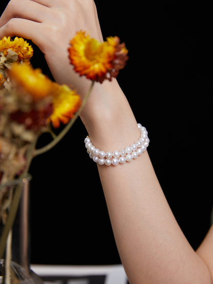 Pearl double-layer bracelet