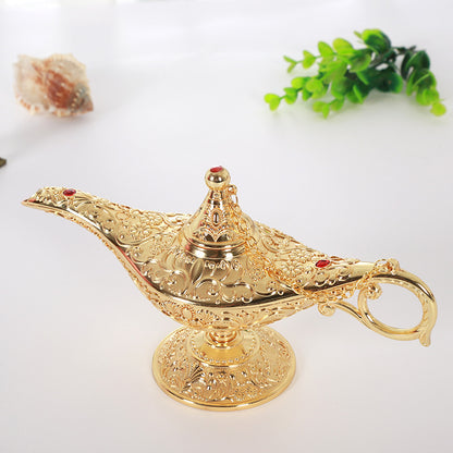 Sunmall Vintage Legend Aladdin Lamp Magic Genie Wishing Light