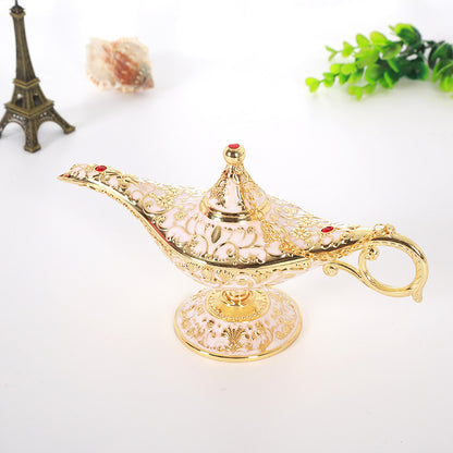 Sunmall Vintage Legend Aladdin Lamp Magic Genie Wishing Light