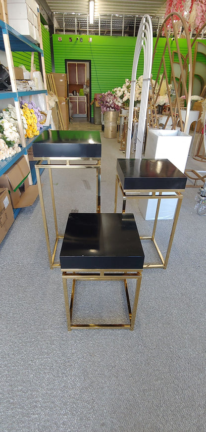 Black Gold Plinth（3pcs）