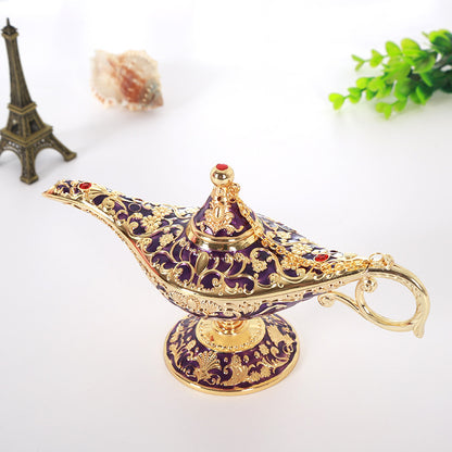 Sunmall Vintage Legend Aladdin Lamp Magic Genie Wishing Light