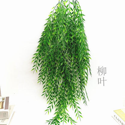 Willow leaf hanging rattan