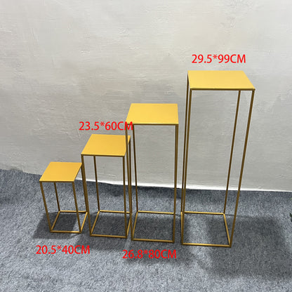 Golden Floral Rack Set(4pcs )